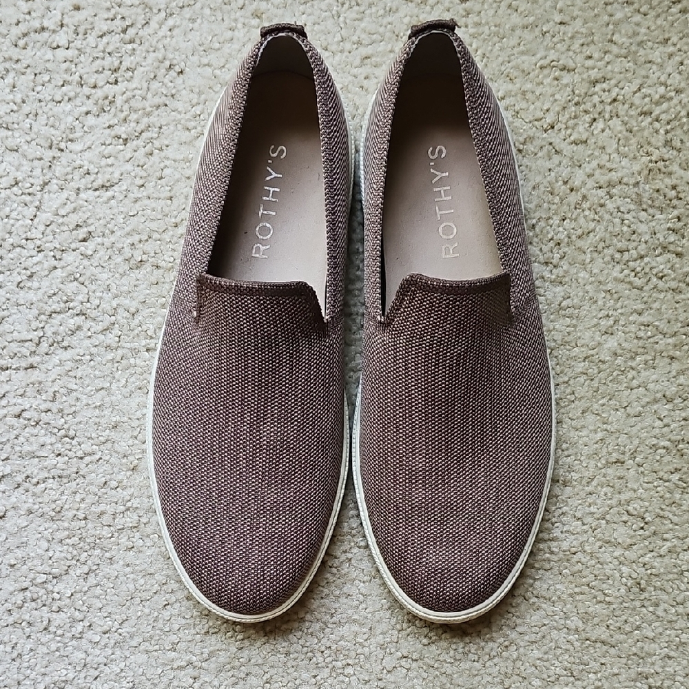 Rothy's Chocolate Brown Slip-On Sneakers